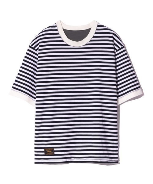 glamb(グラム)の「Reversible T-Shirt / リバーシブルTシャツ(Tシャツ/カットソー・メンズ・イエロー/ネイビー/チャコール・S/M/L)」の22枚目の写真