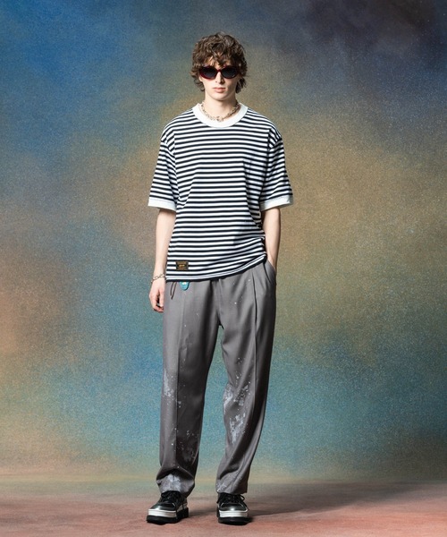 glamb(グラム)の「Reversible T-Shirt / リバーシブルTシャツ(Tシャツ/カットソー・メンズ・イエロー/ネイビー/チャコール・S/M/L)」の5枚目の写真