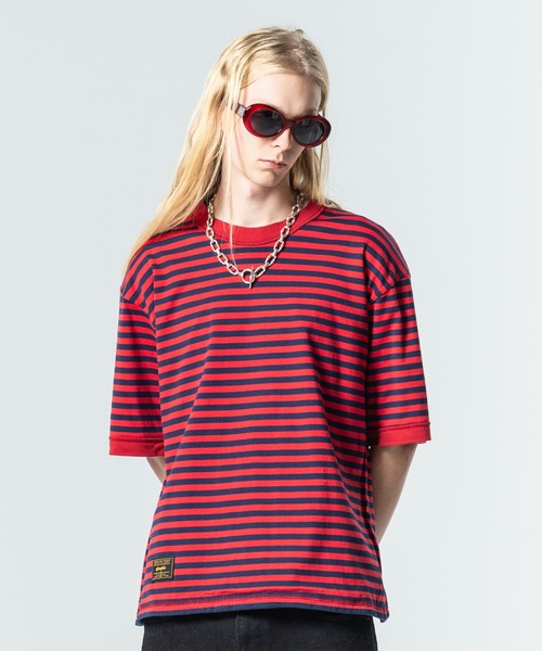 glamb(グラム)の「Reversible T-Shirt / リバーシブルTシャツ(Tシャツ/カットソー・メンズ・イエロー/ネイビー/チャコール・S/M/L)」の11枚目の写真