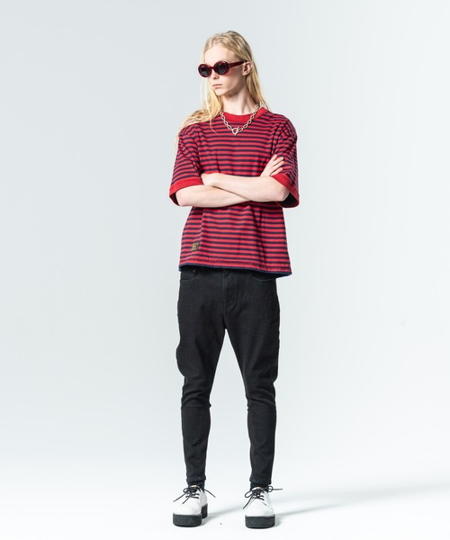 glamb(グラム)の「Reversible T-Shirt / リバーシブルTシャツ(Tシャツ/カットソー・メンズ・イエロー/ネイビー/チャコール・S/M/L)」の12枚目の写真