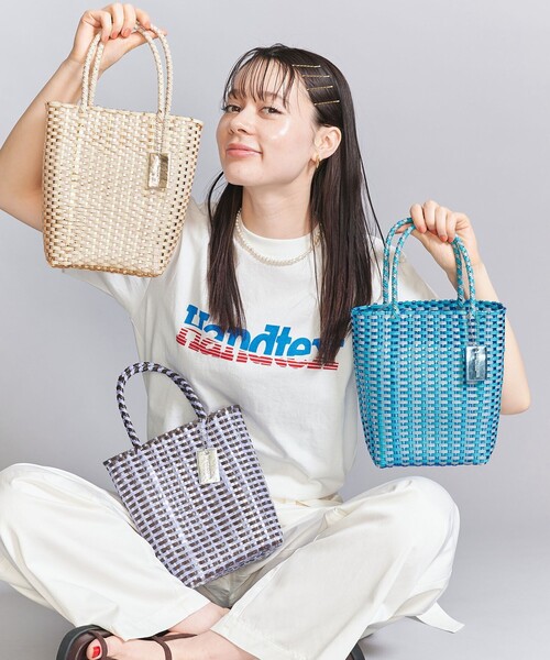 セール】コンビ メッシュ ミニ トートバッグ/かごバッグ（かご