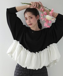 ミルフィーユフリルスウェット（スウェット）｜Fit more（フィットモア