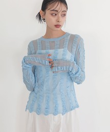 シャーリングシアーニット