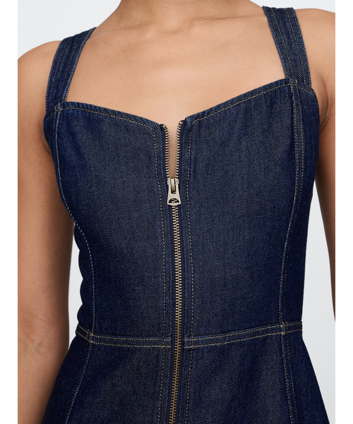 GAP(ギャップ)の「ウルトラソフト デニム マキシワンピース(ワンピース・レディース・インディゴブルー・XS/S/M/L/XXS)」の4枚目の写真