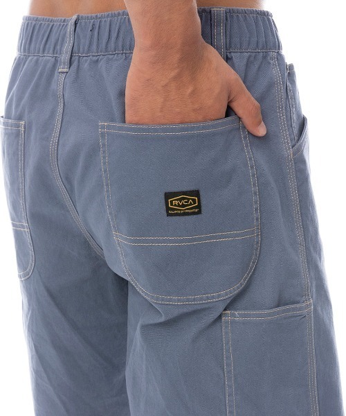 RVCA（ルーカ）の「RVCA メンズ AMERICANA CARPENTER SHORT 20 ショートパンツ 【2025年春夏モデル】/ルーカウエストゴムショートパンツ（その他パンツ・メンズ・ブラウン/ブルー系その他・SMALL/MEDIUM/LARGE/X-LARGE）」の7枚目の写真