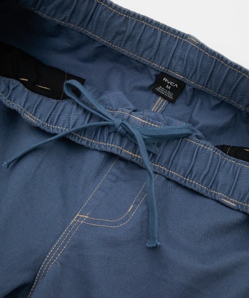 RVCA（ルーカ）の「RVCA メンズ AMERICANA CARPENTER SHORT 20 ショートパンツ 【2025年春夏モデル】/ルーカウエストゴムショートパンツ（その他パンツ・メンズ・ブラウン/ブルー系その他・SMALL/MEDIUM/LARGE/X-LARGE）」の4枚目の写真