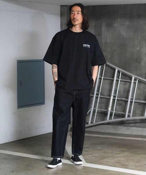 THRASHER(スラッシャー)の「MULTI LOGOS S/S T-SHIRTS/スラッシャーマルチロゴバックプリント半袖Tシャツ(Tシャツ/カットソー・メンズ・ブラック/グリーン/ホワイト/ベージュ・X-LARGE/LARGE/MEDIUM)」の18枚目の写真