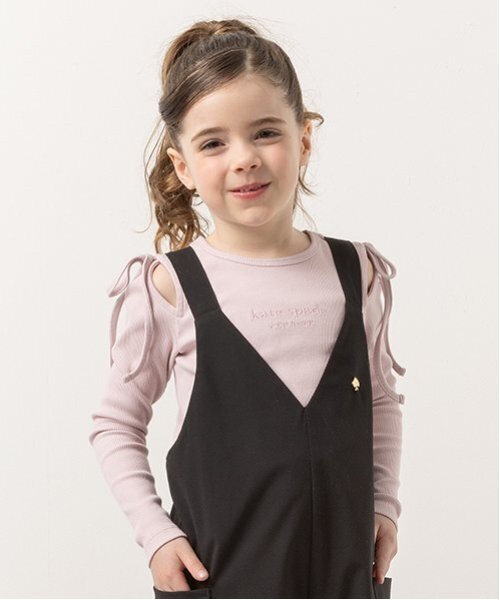 新品　ケイトスペード　トドラー ボウ長袖Tシャツ