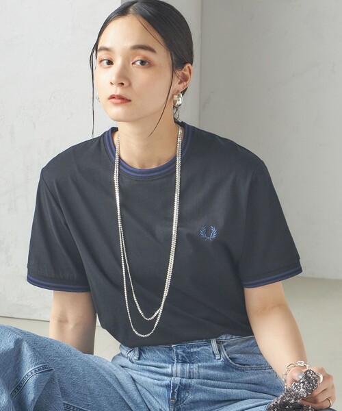 SHIPS別注】FRED PERRY:TWIN TIPPED TEE（Tシャツ/カットソー