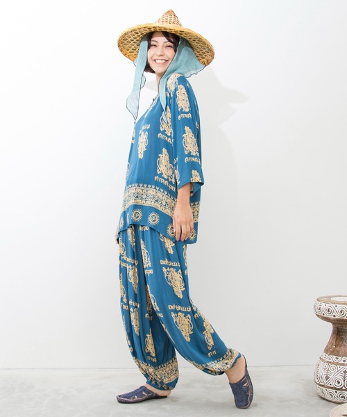 チャイハネ（チャイハネ）の「【チャイハネ】クリシュナMEN'Sパンツ（その他パンツ・メンズ・パープル/グリーン/ホワイト/ブラック・FREE）」の17枚目の写真