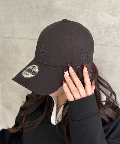 【NEW ERA】9FORTYフロントロゴキャップ　ブラック NEW ERA】9FORTYフロントロゴキャップ（キャップ）｜NEW ERA