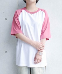 【DF001】【D-FACTORY】6.6オンス プレミアム コンフォート ラグランスリーブ Tシャツ