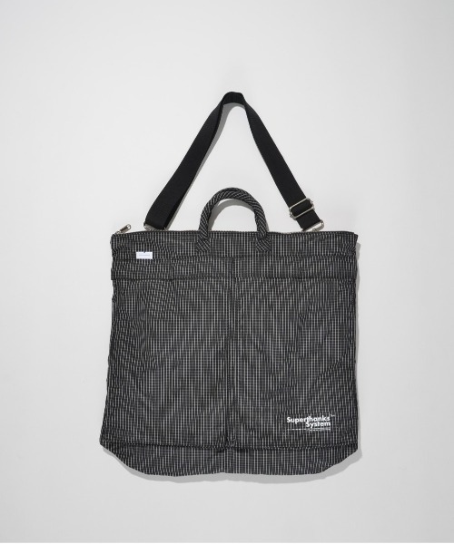 ARCHIVER(アーカイバ)の「【RS】【SUPER THANKS】2WAY HELMET BAG(トートバッグ・レディース・ブラック/ブラック×ホワイト/グレイッシュベージュ/ホワイト×ブラック・FREE)」の3枚目の写真