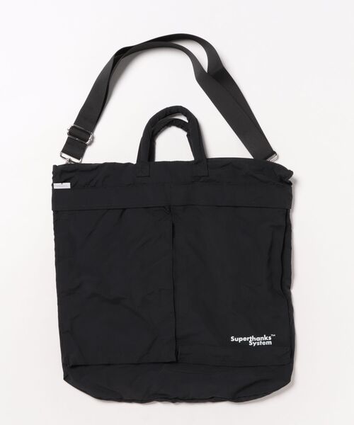 ARCHIVER(アーカイバ)の「【RS】【SUPER THANKS】2WAY HELMET BAG(トートバッグ・レディース・ブラック/ブラック×ホワイト/グレイッシュベージュ/ホワイト×ブラック・FREE)」の5枚目の写真