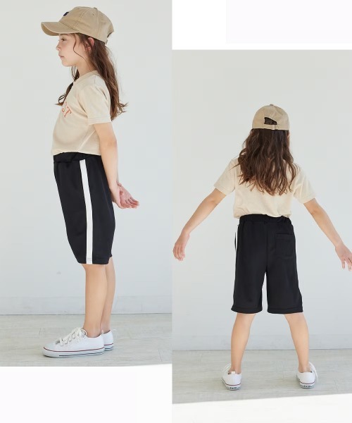 QUNTSTYLE(キュントスタイル)の「【吸汗速乾】<2枚組>ドライメッシュサイドラインハーフパンツ(その他パンツ・キッズ・その他1/その他2/その他5/その他4・100/110/120/130/140/150/160/170)」の7枚目の写真