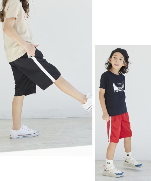 QUNTSTYLE(キュントスタイル)の「【吸汗速乾】<2枚組>ドライメッシュサイドラインハーフパンツ(その他パンツ・キッズ・その他1/その他2/その他5/その他4・100/110/120/130/140/150/160/170)」の11枚目の写真
