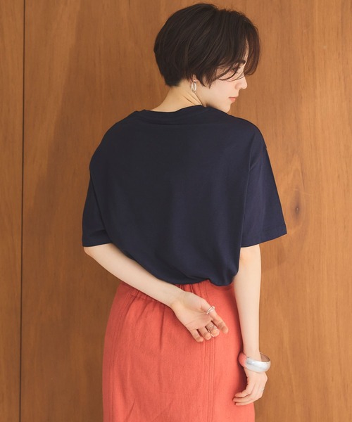 sanrio（サンリオ）の「【sanrio characters】HELLO KITTY/ハローキティ フロッキープリント半袖Ｔシャツ《サンリオキャラクターズ》（Tシャツ/カットソー・レディース・ベージュ/ネイビー/ラベンダー・M/L/LL/3L）」の18枚目の写真
