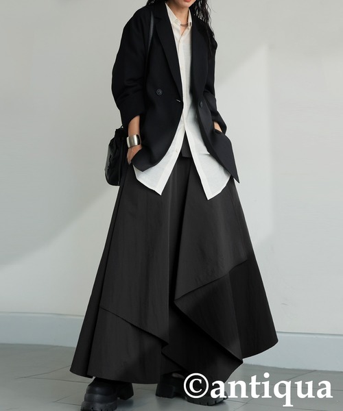 antiqua（アンティカ）の「アシンメトリースカート（スカート・レディース・ブラック・ONESIZE）」の6枚目の写真
