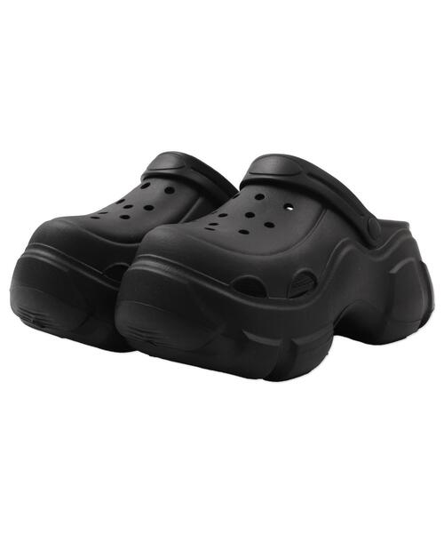 WEGO（ウィゴー）の「WEGO/【25年春夏新作】パーツ付き厚底ラバーサンダル（サンダル・レディース・ブラック/ホワイト・LARGE/MEDIUM/SMALL）」の16枚目の写真