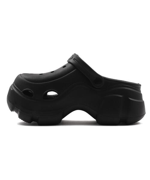 WEGO（ウィゴー）の「WEGO/【25年春夏新作】パーツ付き厚底ラバーサンダル（サンダル・レディース・ブラック/ホワイト・LARGE/MEDIUM/SMALL）」の19枚目の写真