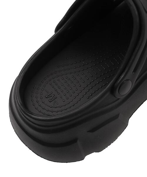 WEGO（ウィゴー）の「WEGO/【25年春夏新作】パーツ付き厚底ラバーサンダル（サンダル・レディース・ブラック/ホワイト・LARGE/MEDIUM/SMALL）」の21枚目の写真