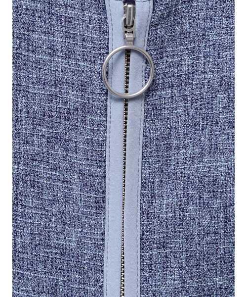 LAGUNAMOON（ラグナムーン）の「フロントジップVネックフレアワンピース（ワンピース・レディース・ベージュ/ブルー/ブラック・MEDIUM/SMALL）」の12枚目の写真