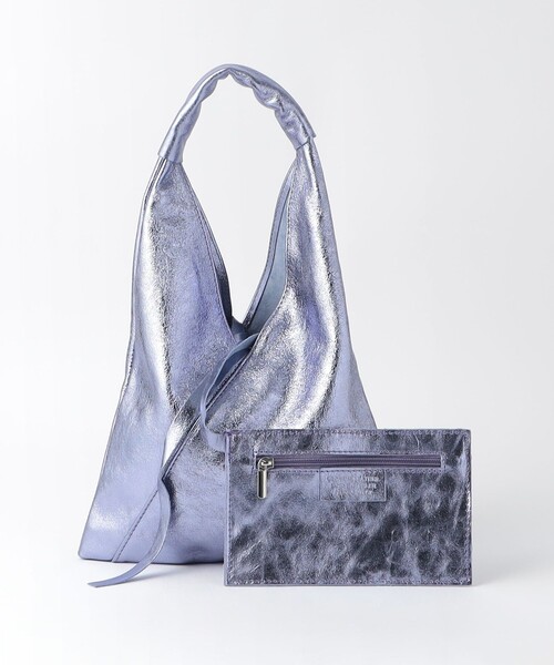 MARLON FIRENZE(マーロンフィレンツェ)の「<MARLON FIRENZE>メタリック レザー ショルダーバッグ(ショルダーバッグ・レディース・シルバー/ライラック・FREE)」の14枚目の写真