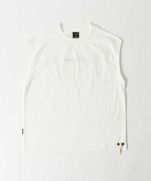 ADAM PATEK(アダムパテック)の「【ADAMPATEK/アダムパテック】pparanoid sleeveless/パラノイドプリントノースリーブ(Tシャツ/カットソー・メンズ・ブラック/パープル/ホワイト・2/1)」の13枚目の写真