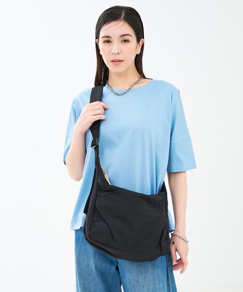 EARTH MADE（アースメイド）の「【WEB限定】【EARTH MADE】7ポケット ショルダーバッグ（ショルダーバッグ・レディース・ライトグレー/ライトベージュ/ブラック・フリー）」の4枚目の写真