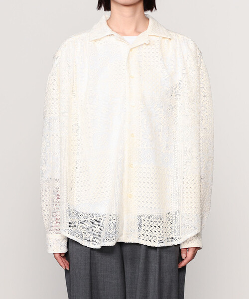 AIE  ペインターシャツ　長袖シャツ Sサイズ NEPENTHES - AIE ペインターシャツ 20SS Sサイズ 美品の通販 by