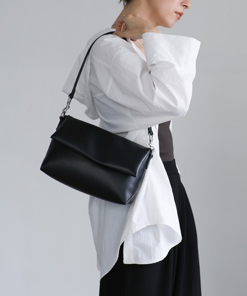 セール】パフフラップワンハンドルバッグ（ショルダーバッグ）｜select