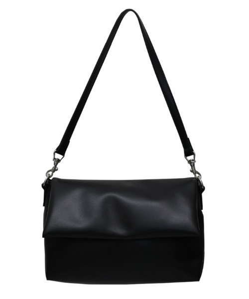 select MOCA（セレクトモカ）の「パフフラップワンハンドルバッグ（ショルダーバッグ・レディース・ブラック/ブラウン/シルバー・FREE）」の22枚目の写真