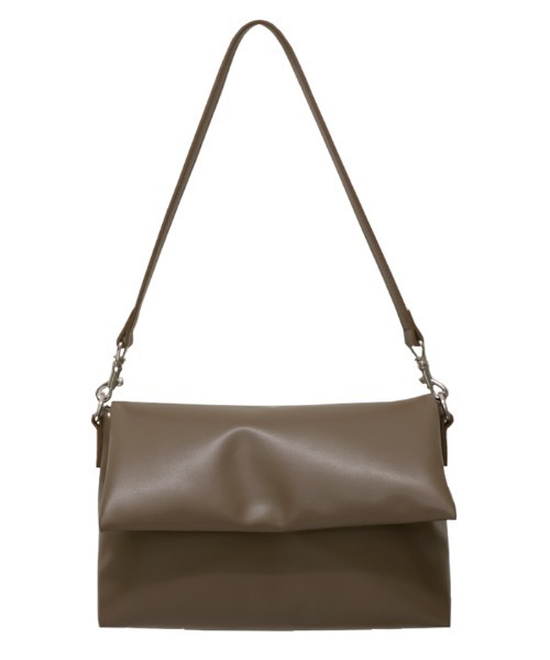 select MOCA（セレクトモカ）の「パフフラップワンハンドルバッグ（ショルダーバッグ・レディース・ブラック/ブラウン/シルバー・FREE）」の21枚目の写真