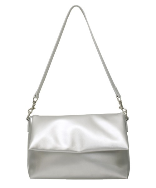 select MOCA（セレクトモカ）の「パフフラップワンハンドルバッグ（ショルダーバッグ・レディース・ブラック/ブラウン/シルバー・FREE）」の20枚目の写真