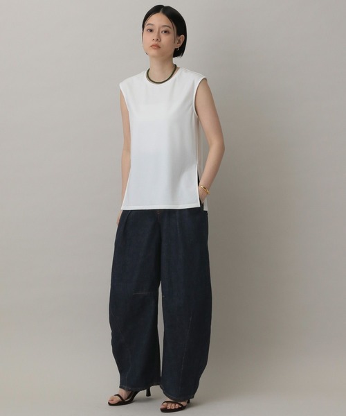 A part by（アパートバイ）の「【セレクト】TREB BALLOON（デニムパンツ・レディース・ライトブルー/ネイビー・X-SMALL）」の3枚目の写真