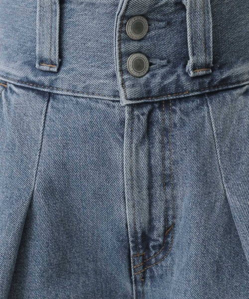A part by（アパートバイ）の「【セレクト】TREB BALLOON（デニムパンツ・レディース・ライトブルー/ネイビー・X-SMALL）」の19枚目の写真