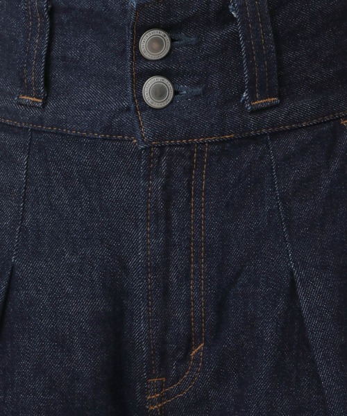 A part by（アパートバイ）の「【セレクト】TREB BALLOON（デニムパンツ・レディース・ライトブルー/ネイビー・X-SMALL）」の20枚目の写真