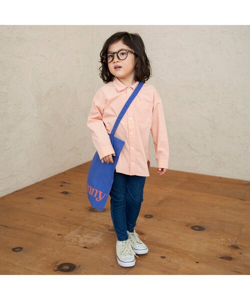 BREEZE（ブリーズ）の「FOスマイルロゴトートバッグ（トートバッグ・キッズ・ネイビー/オレンジ/アイボリー/ブルー・FREE）」の12枚目の写真