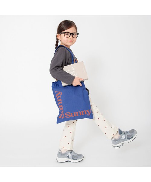 BREEZE（ブリーズ）の「FOスマイルロゴトートバッグ（トートバッグ・キッズ・ネイビー/オレンジ/アイボリー/ブルー・FREE）」の13枚目の写真