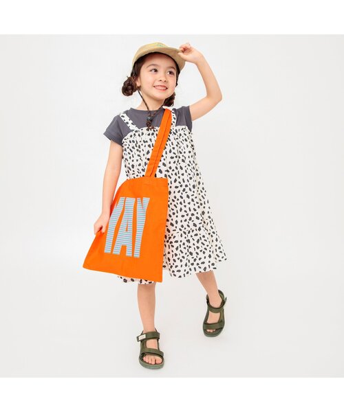 BREEZE（ブリーズ）の「FOスマイルロゴトートバッグ（トートバッグ・キッズ・ネイビー/オレンジ/アイボリー/ブルー・FREE）」の18枚目の写真