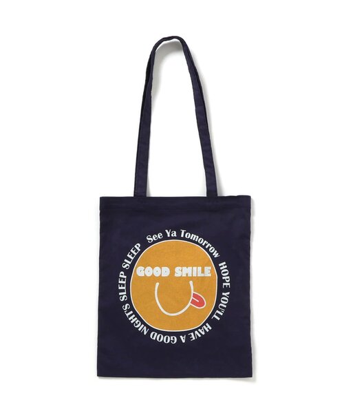 BREEZE（ブリーズ）の「FOスマイルロゴトートバッグ（トートバッグ・キッズ・ネイビー/オレンジ/アイボリー/ブルー・FREE）」の5枚目の写真