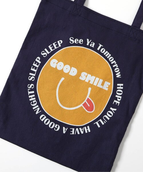 BREEZE（ブリーズ）の「FOスマイルロゴトートバッグ（トートバッグ・キッズ・ネイビー/オレンジ/アイボリー/ブルー・FREE）」の9枚目の写真