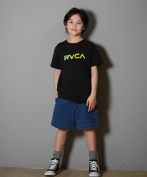 RVCA（ルーカ）の「RVCA/ルーカ STONE WASH SS キッズ Tシャツ BF04E-253（Tシャツ/カットソー・キッズ・ホワイト/ブラック・140cm/150cm/160cm/130cm）」の11枚目の写真