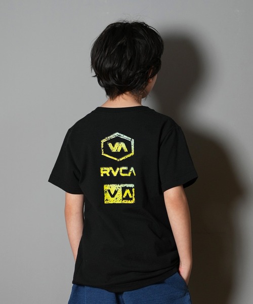 RVCA（ルーカ）の「RVCA/ルーカ STONE WASH SS キッズ Tシャツ BF04E-253（Tシャツ/カットソー・キッズ・ホワイト/ブラック・140cm/150cm/160cm/130cm）」の10枚目の写真