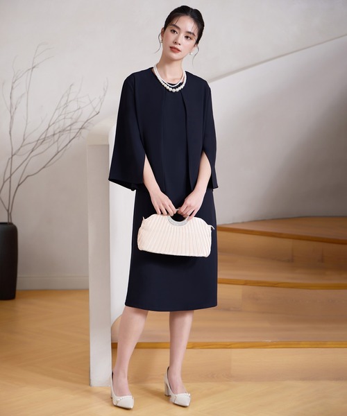 ジャケットセットドレス 高見えジャケットで差がつくセットアップ（セットアップ）｜DRESS PLUS