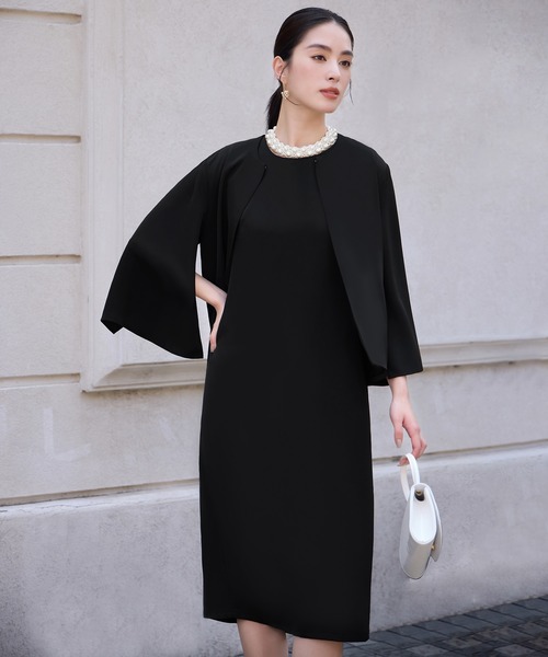 DRESS PLUS(ドレスプラス)の「高見えジャケットで差がつくセットアップ(セットアップ・レディース・ブラック/ネイビー/モカ・L/XL/XXL/S/M)」の4枚目の写真