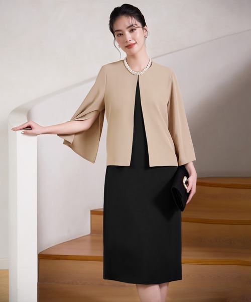 DRESS PLUS(ドレスプラス)の「高見えジャケットで差がつくセットアップ(セットアップ・レディース・ブラック/ネイビー/モカ・L/XL/XXL/S/M)」の11枚目の写真