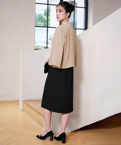 DRESS PLUS(ドレスプラス)の「高見えジャケットで差がつくセットアップ(セットアップ・レディース・ブラック/ネイビー/モカ・L/XL/XXL/S/M)」の12枚目の写真