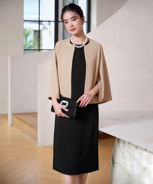 DRESS PLUS(ドレスプラス)の「高見えジャケットで差がつくセットアップ(セットアップ・レディース・ブラック/ネイビー/モカ・L/XL/XXL/S/M)」の13枚目の写真