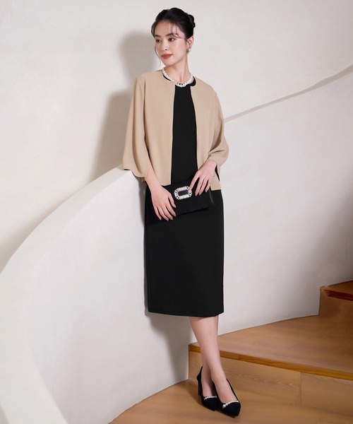 DRESS PLUS(ドレスプラス)の「高見えジャケットで差がつくセットアップ(セットアップ・レディース・ブラック/ネイビー/モカ・L/XL/XXL/S/M)」の15枚目の写真